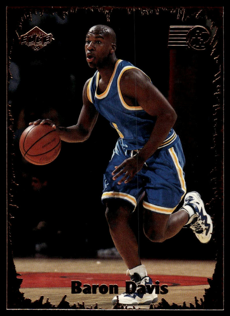 1999 Collector's Edge Rookie Rage #RR-14 Baron Davis Gold Ingot
