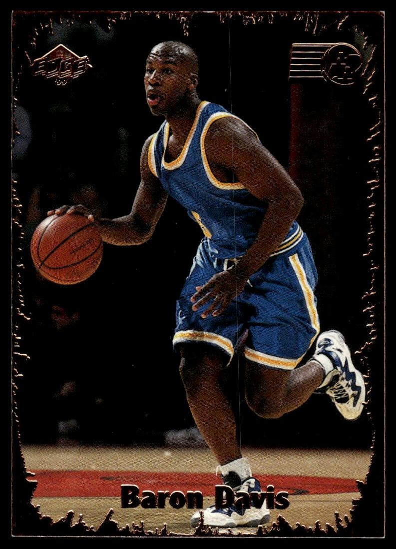 1999 Collector's Edge Rookie Rage #RR-14 Baron Davis Gold Ingot