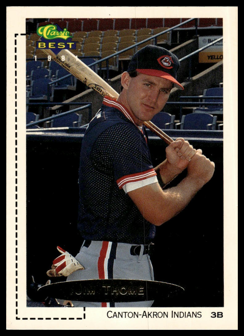 1991 Classic Best #BC9 Jim Thome Gold Bonus