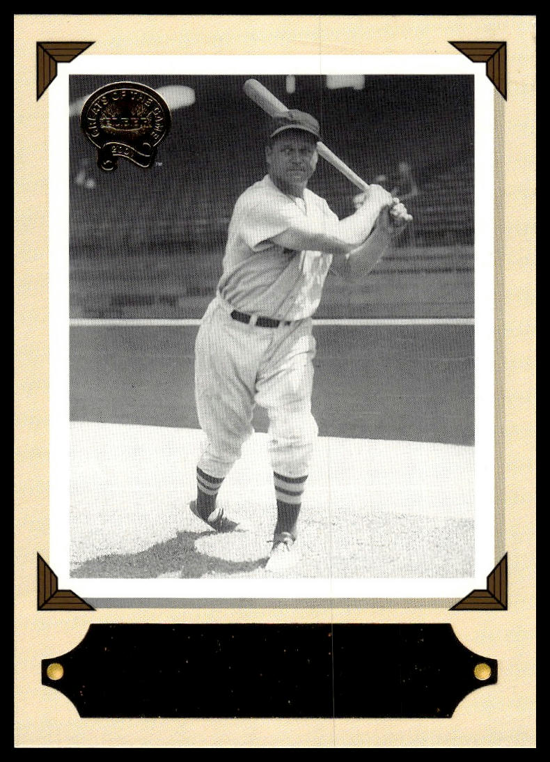 2001 Fleer Greats of the Game #3 RC Jimmie Foxx Retrospection Collection