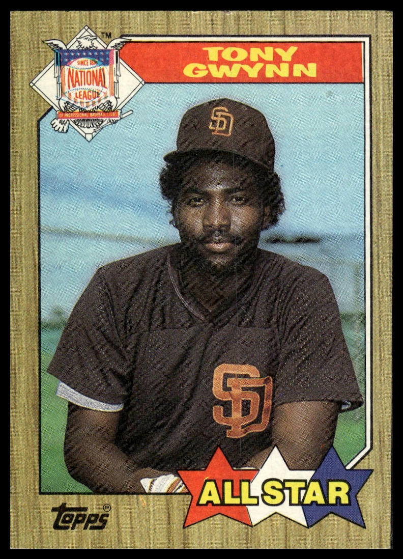1987 Topps #599 Tony Gwynn