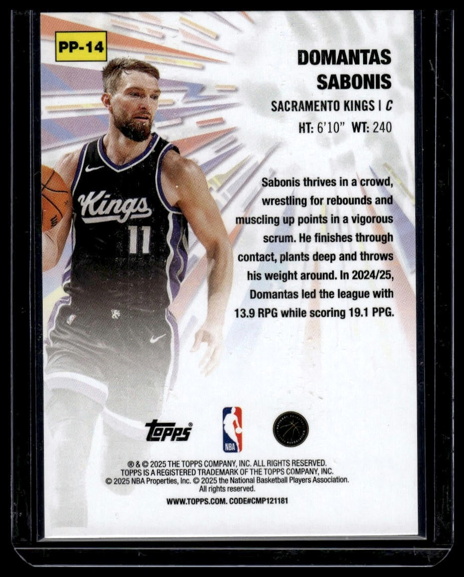 2025-26 Topps #PP-14 Domantas Sabonis Power Players