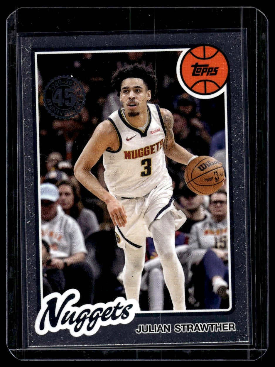 2025-26 Topps #80BK-28 Julian Strawther 1980-81 Topps Basketball