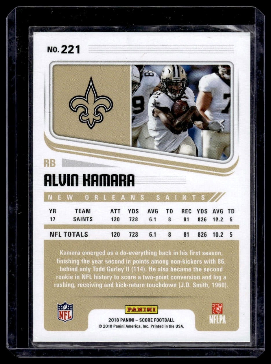 2018 Score #221 Alvin Kamara
