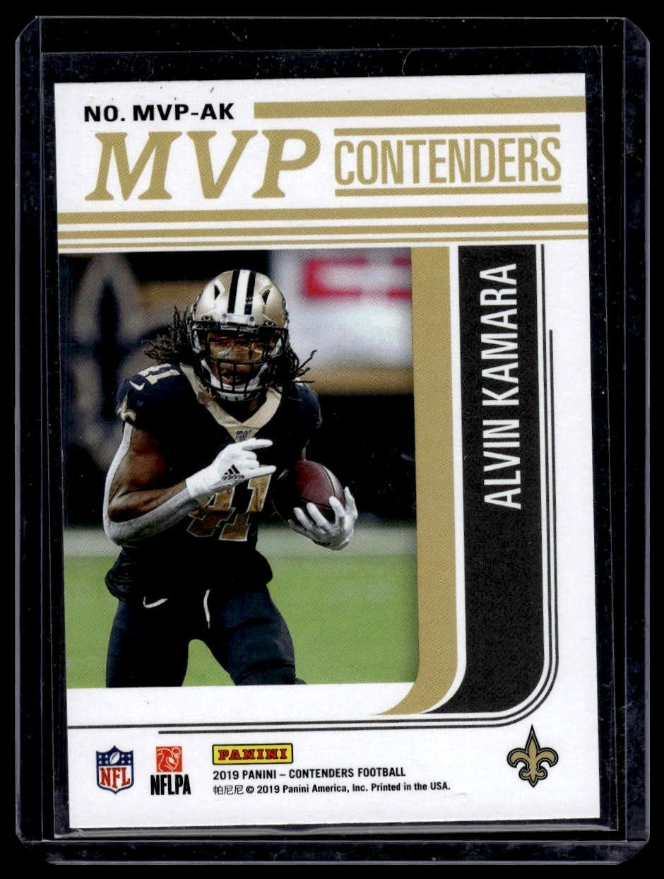 2019 Panini Contenders #MVP-AK Alvin Kamara MVP Contenders