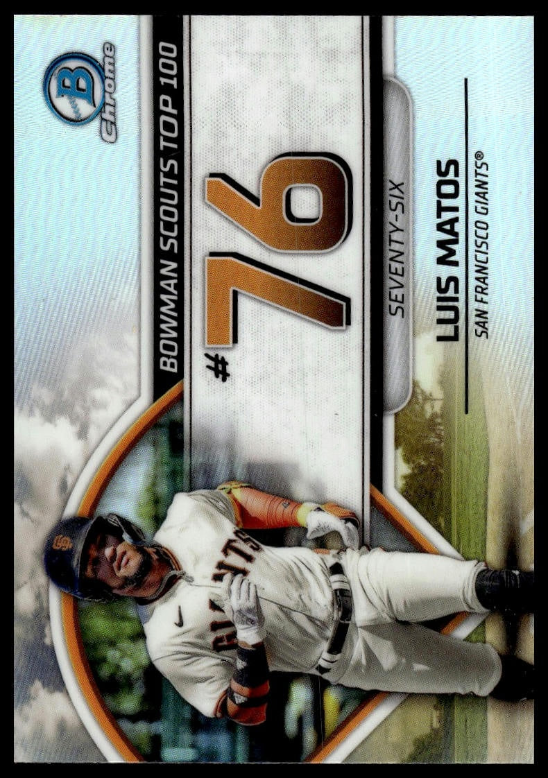 2023 Bowman #BTP-76 Luis Matos Bowman Scouts Top 100