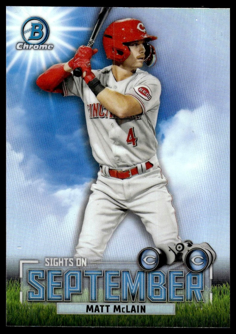 2023 Bowman #SOS-8 Matt McLain Sights on September