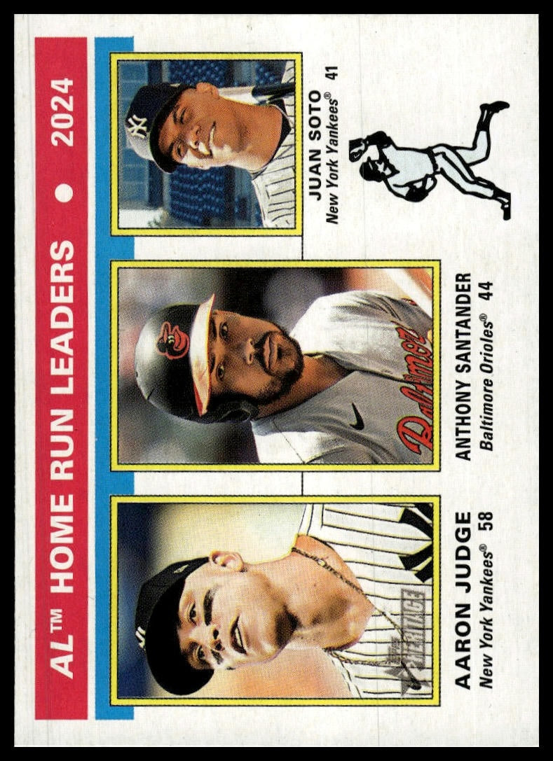 2025 Topps Heritage #194 Juan Soto / Santander / Aaron Judge Bicentennial