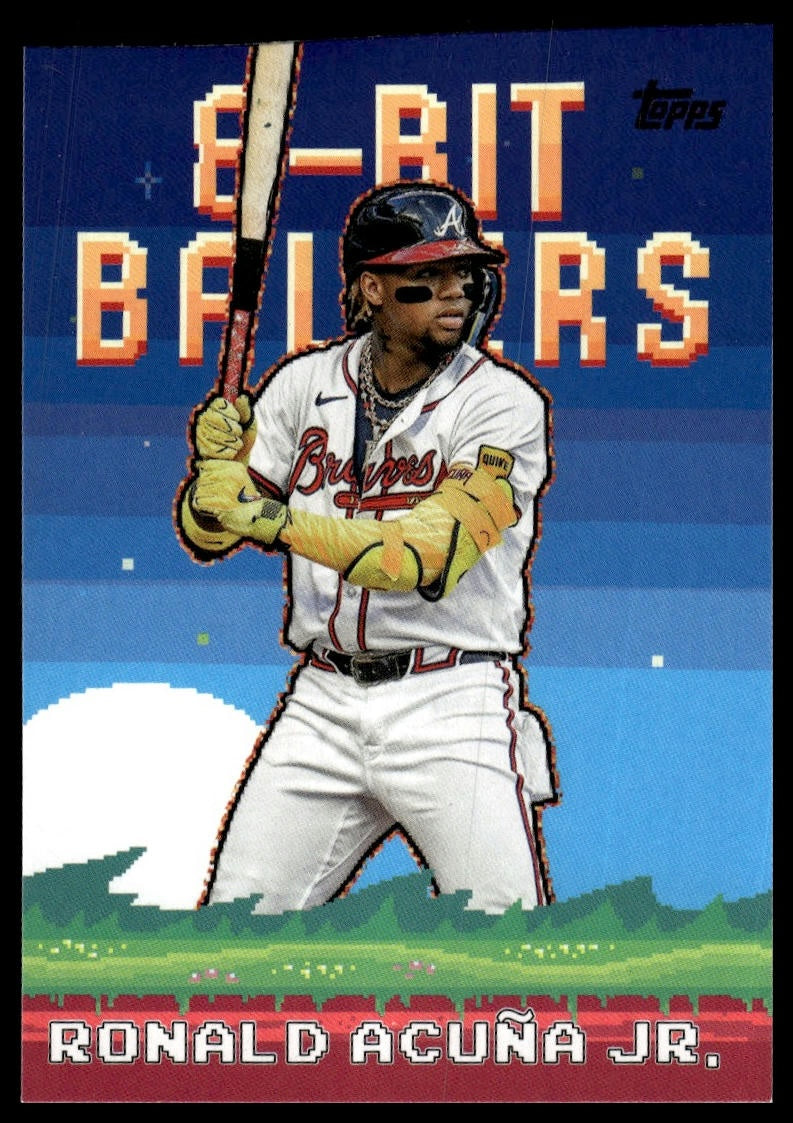 2025 Topps #8B-3 Ronald Acuña Jr. 8-Bit Ballers