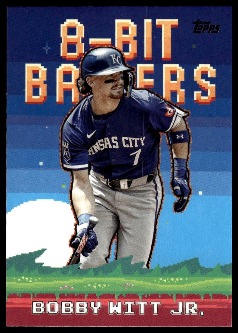 2025 Topps #8B-8 Bobby Witt Jr. 8-Bit Ballers