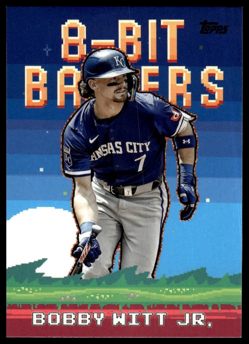 2025 Topps #8B-8 Bobby Witt Jr. 8-Bit Ballers