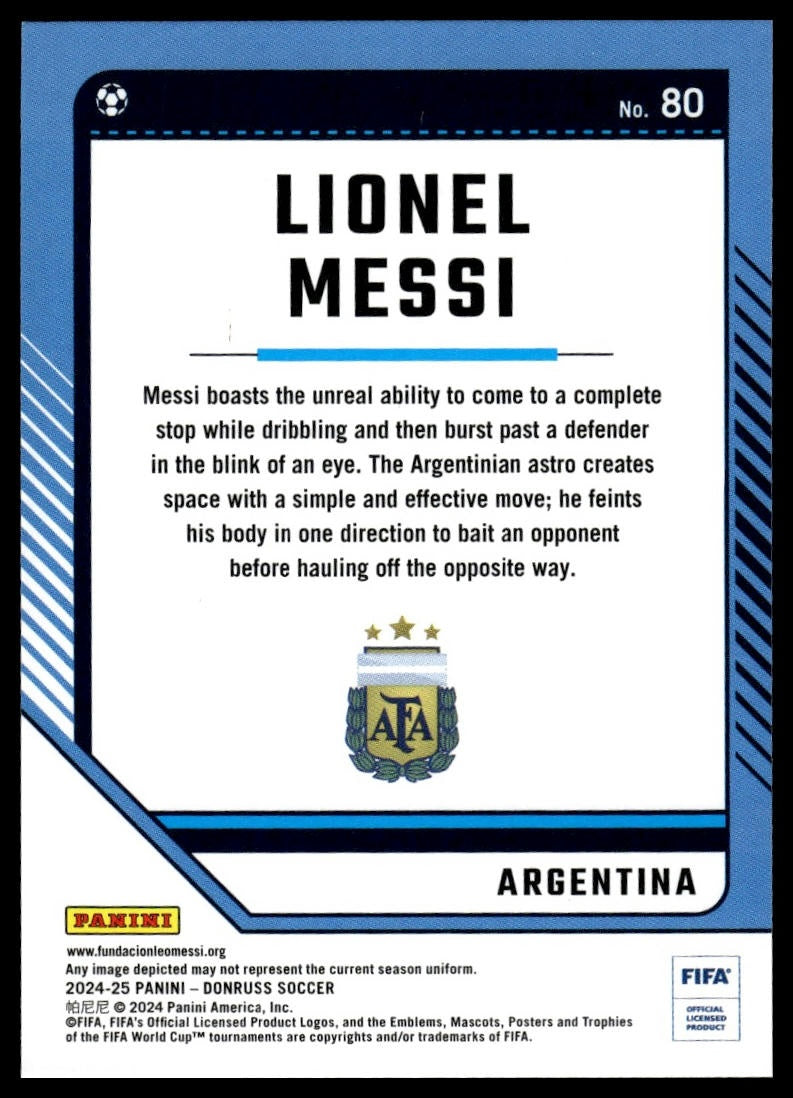2024-25 Donruss #80 Lionel Messi