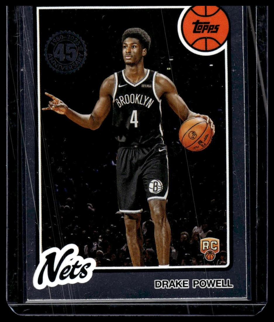 2025-26 Topps #80BK-68 Drake Powell 1980-81 Topps Basketball