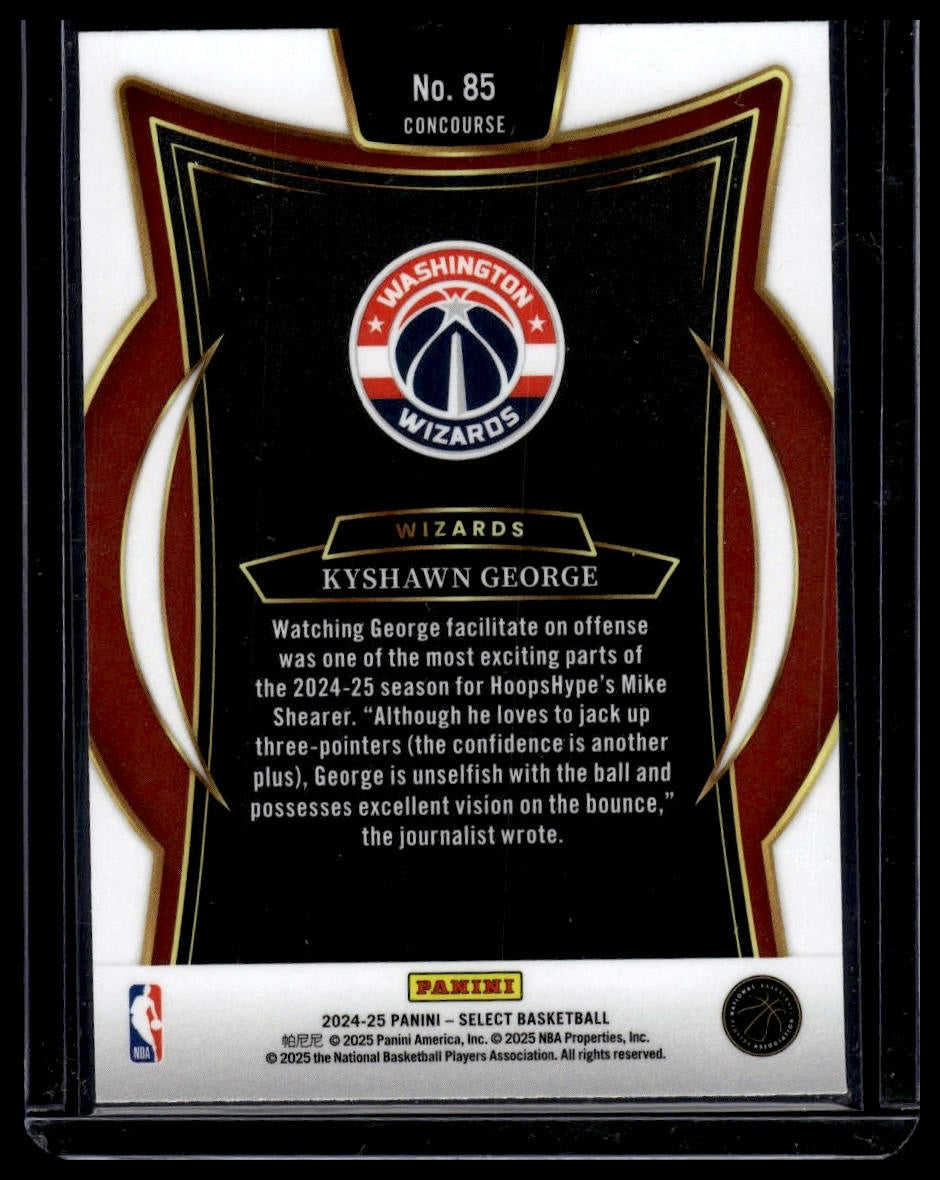 2024-25 Panini Select #85 Kyshawn George
