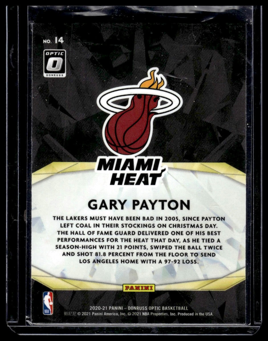 2020-21 Donruss Optic #14 Gary Payton Winner Stays