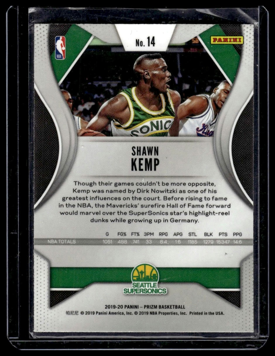 2019-20 Panini Prizm #14 Shawn Kemp Prizm
