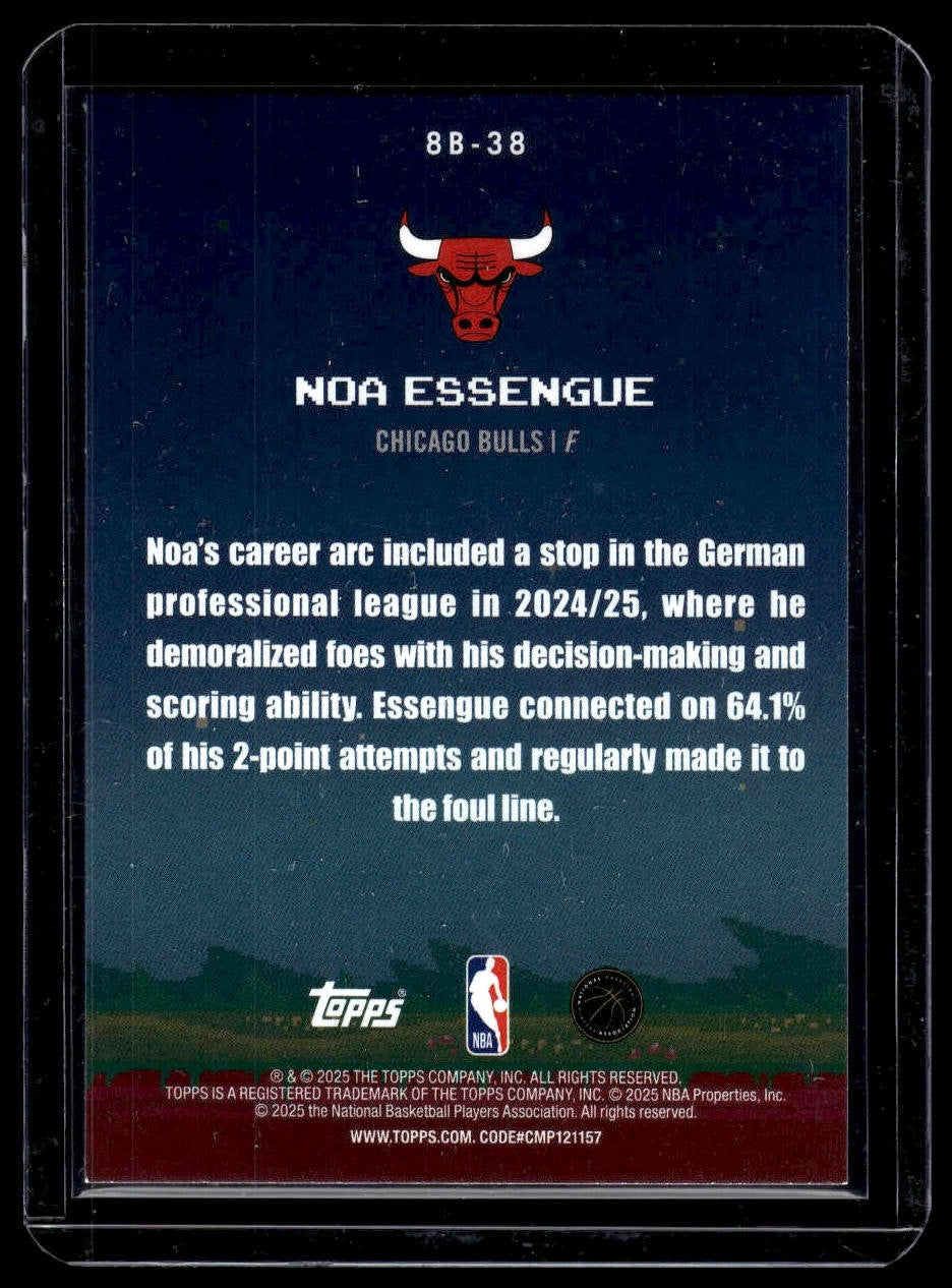 2025-26 Topps #8B-38 Noa Essengue 8-Bit Ballers
