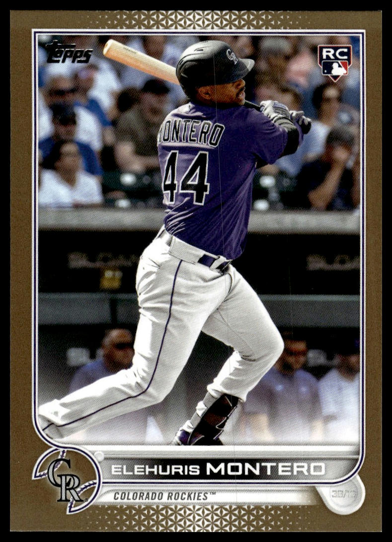2022 Topps Update #US110 Elehuris Montero Gold #/2022