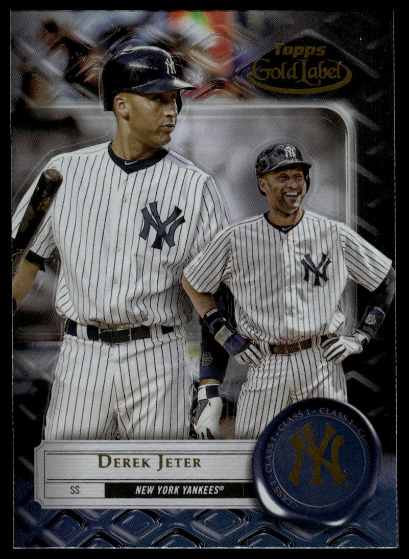2022 Topps Gold Label #78 Derek Jeter Class 1 Black