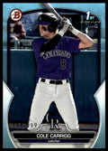2023 Bowman Draft #BD-151 Cole Carrigg Sky Blue #/499