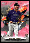 2023 Topps Inception #32 Nolan Jones Magenta #/99