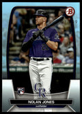 2023 Bowman #74 Nolan Jones Sky Blue #/499