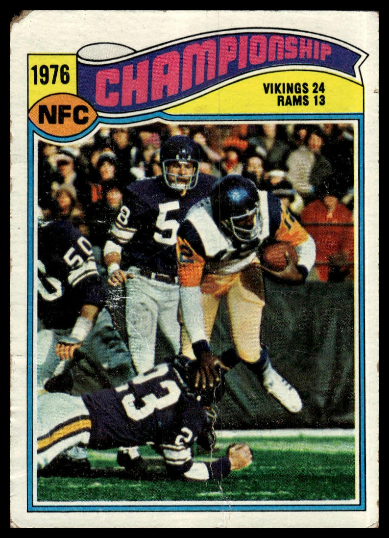 1977 Topps #527 1976 NFC Championship