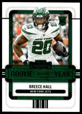 2022 Panini Contenders ROY-BHA Breece Hall Rookie of the Year Contenders Emerald