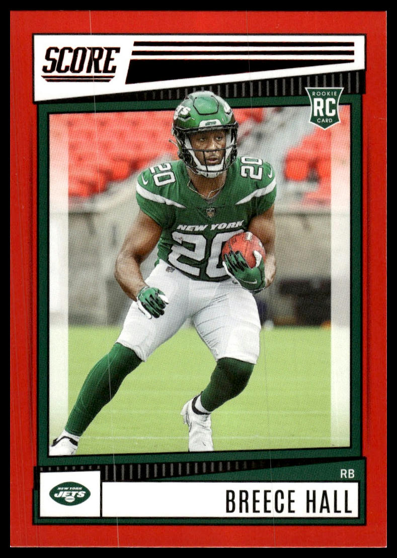 2022 Donruss #314 Breece Hall Red Press Proof
