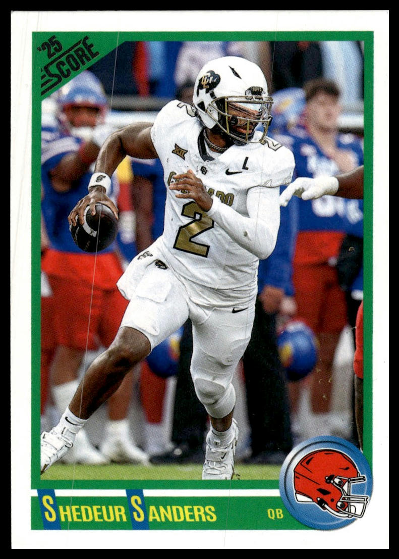 2025 Score #2 Shedeur Sanders Anniversary Rookies Orange