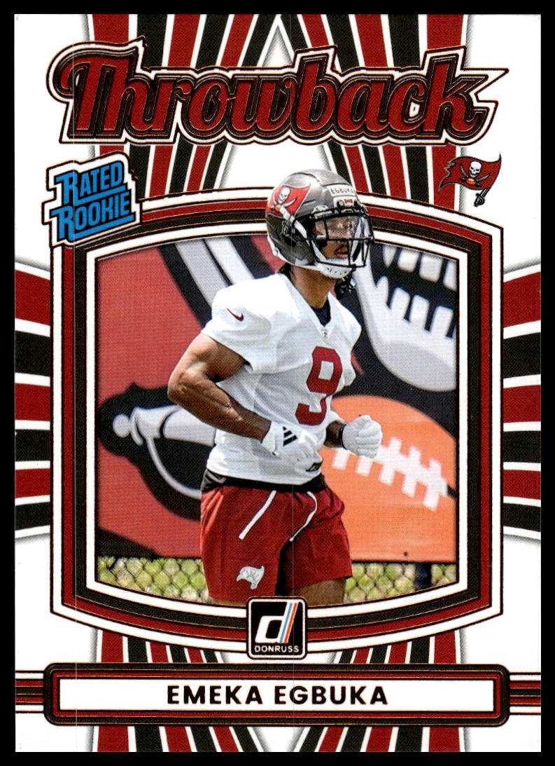 2025 Donruss #31 Emeka Egbuka Rated Rookies Throwback