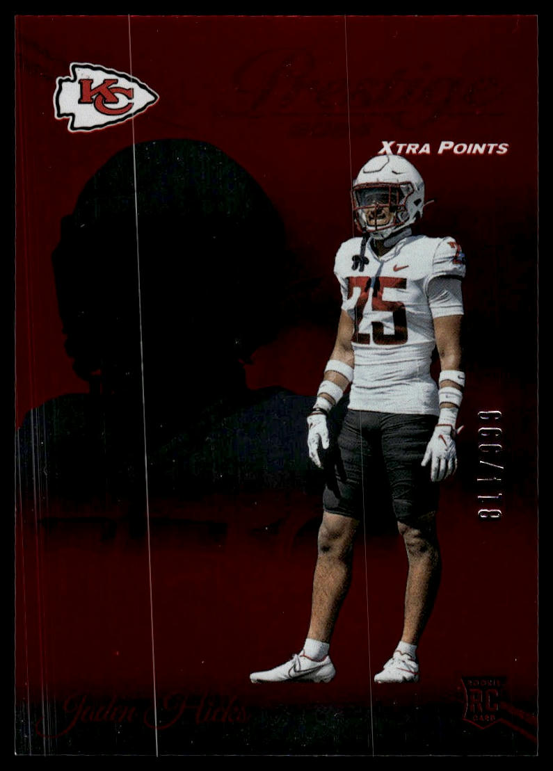 2024 Panini Prestige #345 Jaden Hicks Red Xtra Points #/999