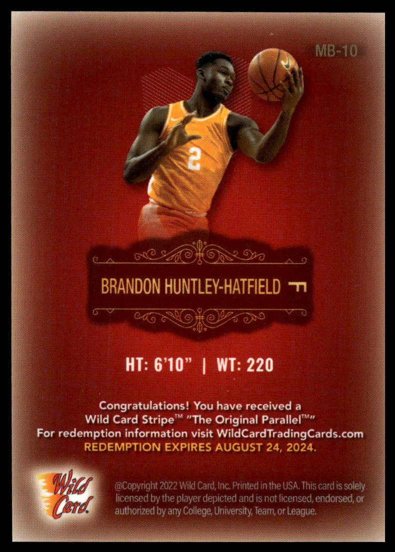 2021-22 Pro Picks Premier #PP-7 Brandon Huntley-Hatfield