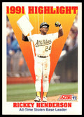 1992 Score #430 Rickey Henderson