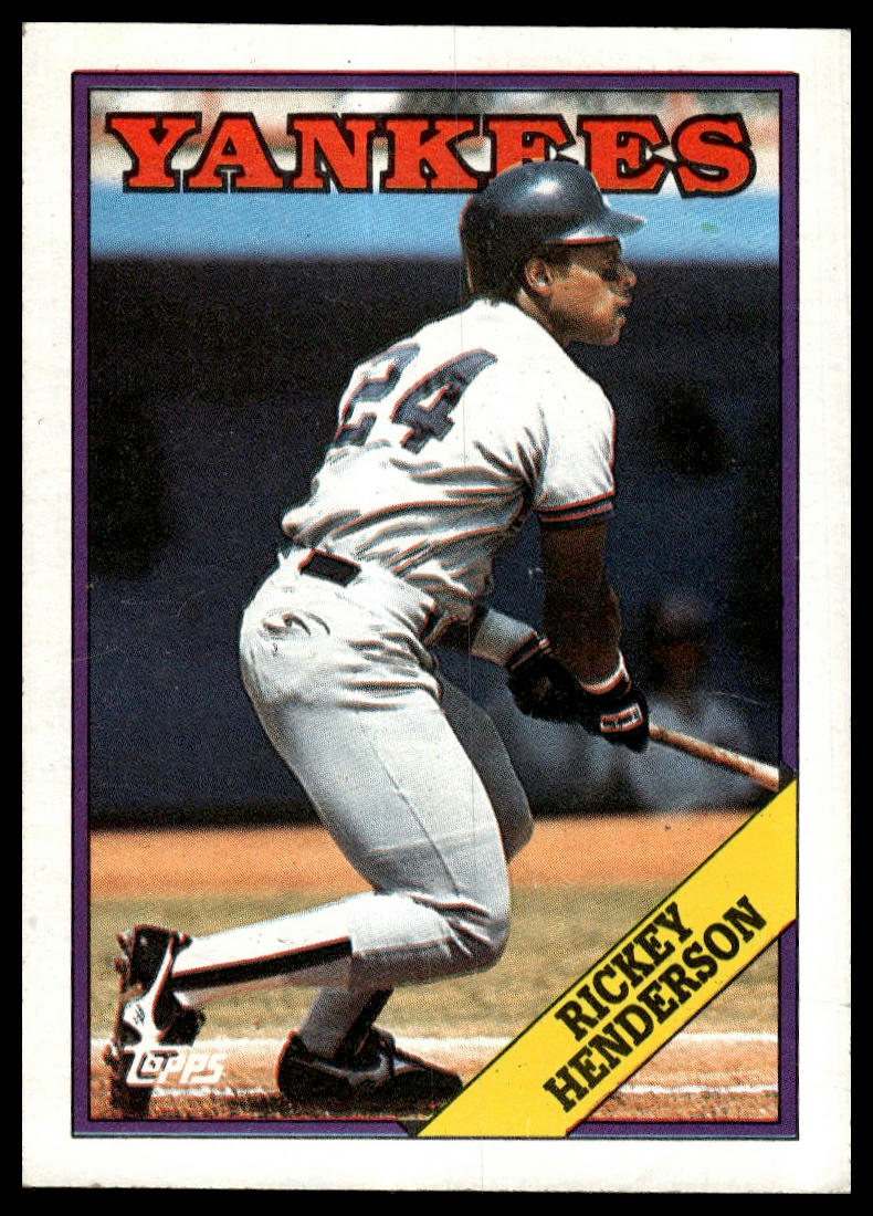 1988 Topps #60 Rickey Henderson