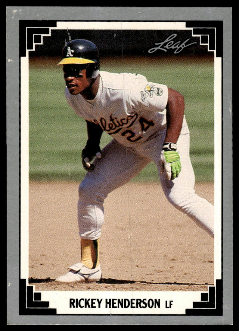 1991 Leaf #101 Rickey Henderson