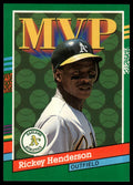 1991 Donruss #387c Rickey Henderson