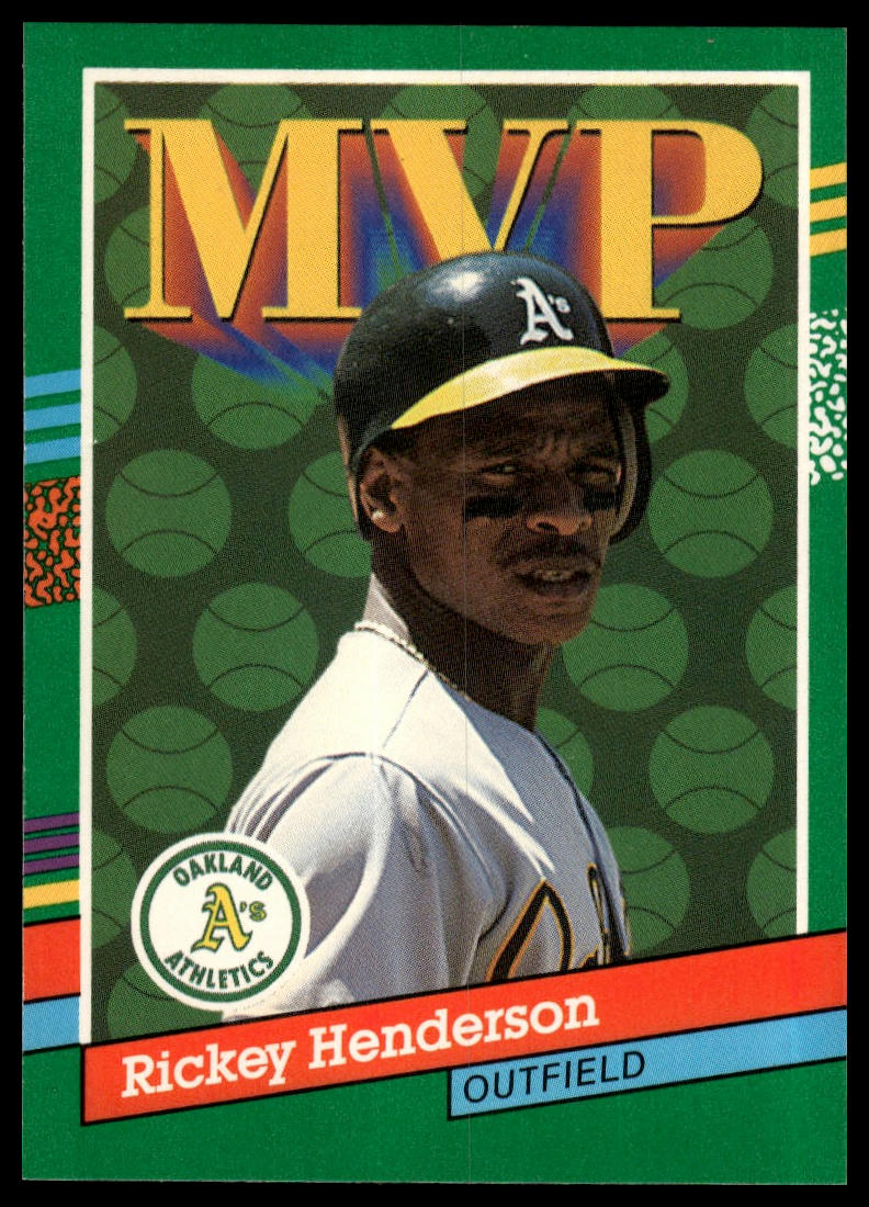 1991 Donruss #387c Rickey Henderson
