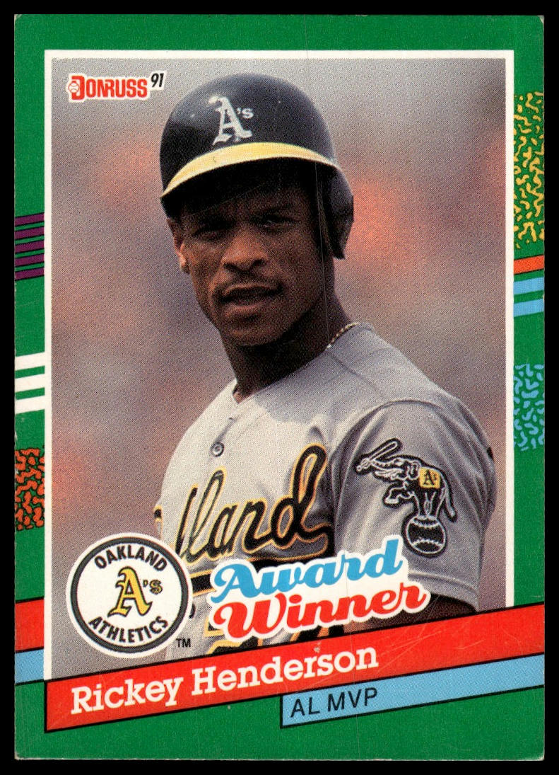 1991 Donruss #761 Rickey Henderson