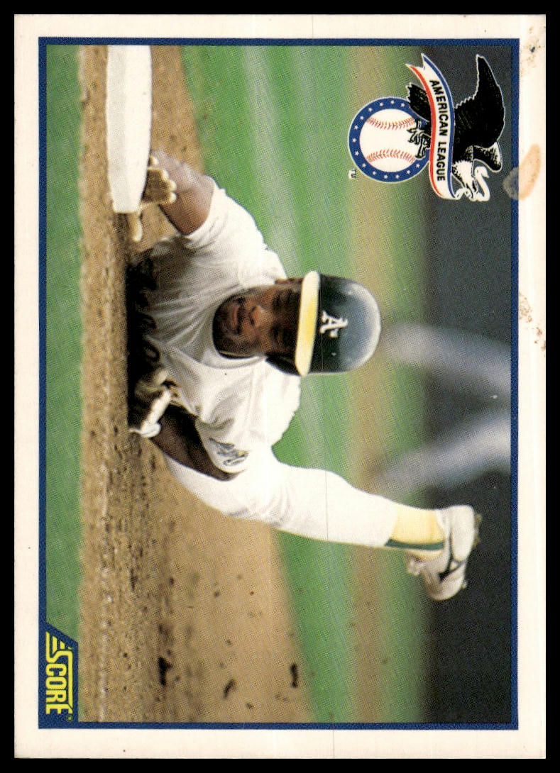 1990 Score #698 Rickey Henderson