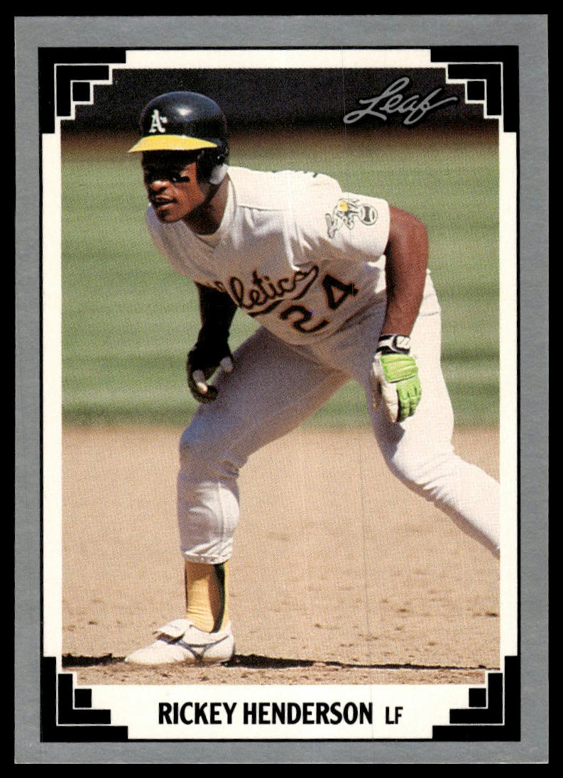1991 Leaf #101 Rickey Henderson