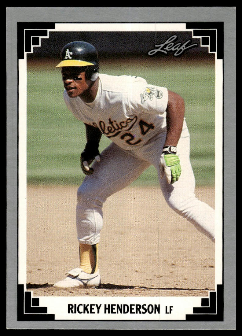 1991 Leaf #101 Rickey Henderson