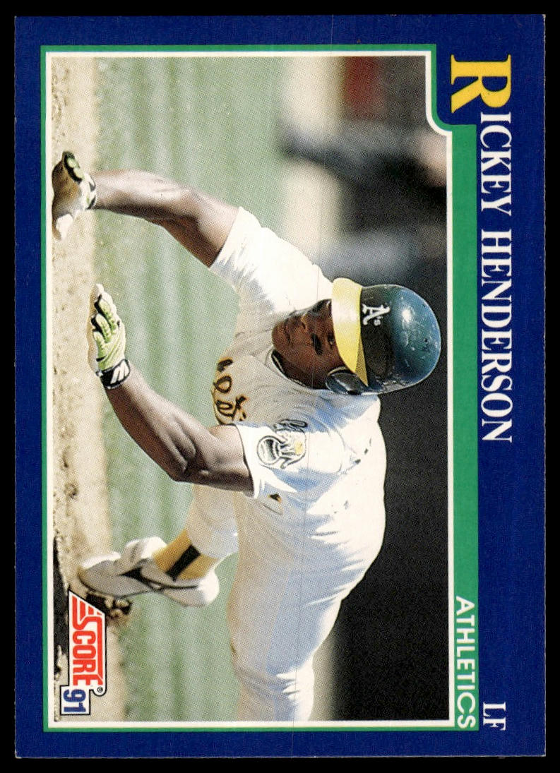 1991 Score #10 Rickey Henderson