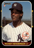 1987 Donruss #228 Rickey Henderson