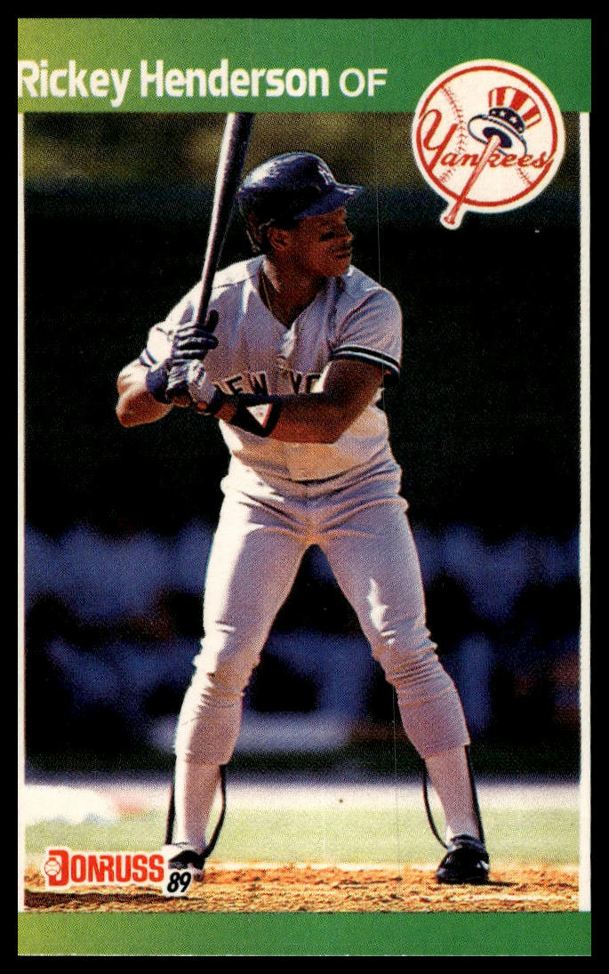 1989 Donruss #245c Rickey Henderson
