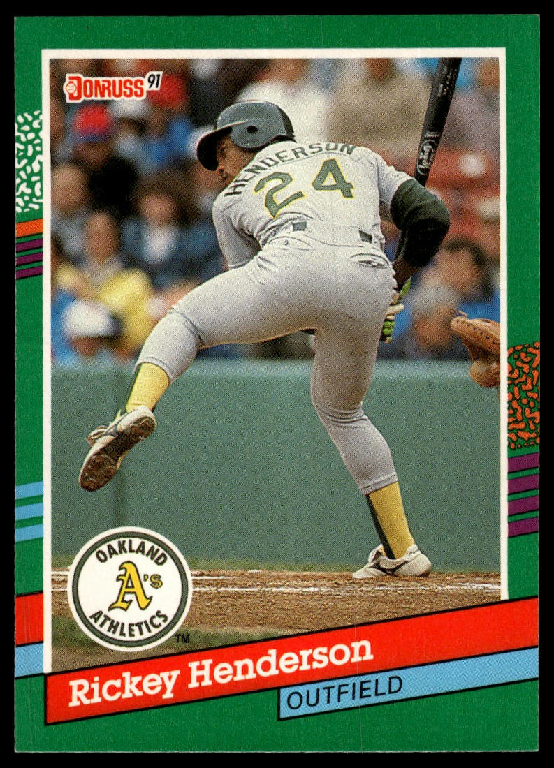 1991 Donruss #648 Rickey Henderson