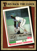 1987 Topps #311 Rickey Henderson