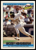 1992 Donruss #215b Rickey Henderson
