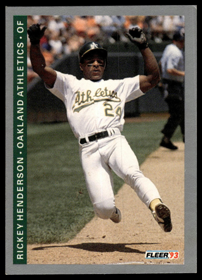 1993 Fleer #294 Rickey Henderson