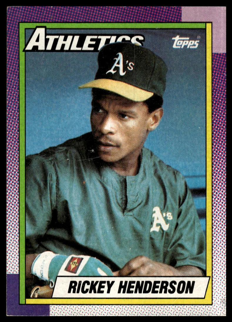 1990 Topps #450 Rickey Henderson